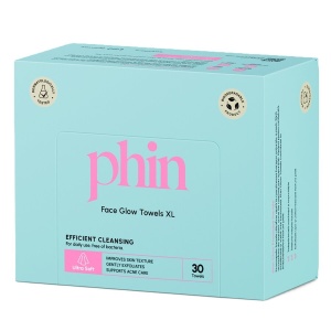 Prosoape faciale de unica folosinta Glow Towels, XL, 30 bucati, Phin