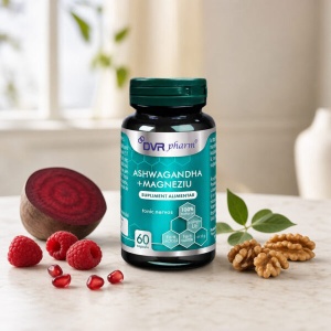 Ashwagandha + Magneziu, 60 capsule, DVR Pharm - Img 3