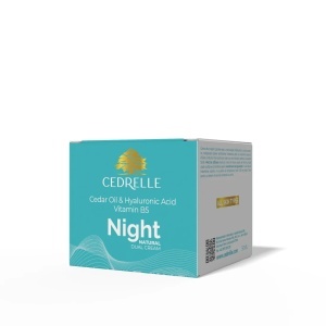 Crema de Noapte – Regenerare Profunda si Hidratare Intensa cu Acid Hialuronic, Vitamina B5 și Ulei de Cedru, 50ml, Cedrelle - Img 2