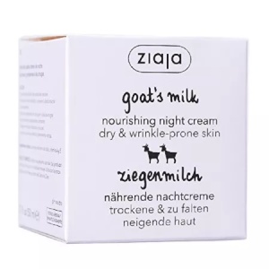 Crema hidratanta de noapte cu lapte de capra Goat's Milk, 50 ml, Ziaja