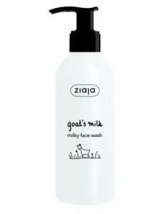 Lapte pentru spalarea si curatarea fetei, Goats`s Milk, 200ml, Ziaja