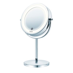 Oglinda cosmetica iluminata 17cm cu zoom si senzor touch, BS 55, Beurer