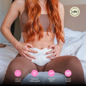 Plasturi termici pentru crampe menstruale, 3 bucati, Phin - Img 2