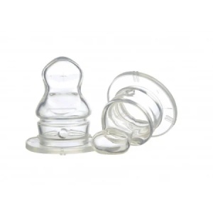 Tetine ortodontice silicon Baby 2buc, 3luni+, Minut