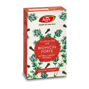 Biomicin Forte A15, 15 capsule, Fares