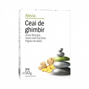 Ceai de ghimbir, 50 grame, Alevia