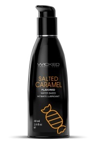 Lubrifiant aromat cu caramel sărat Aqua, Wicked Sensual Care, 60 ml, Tonga