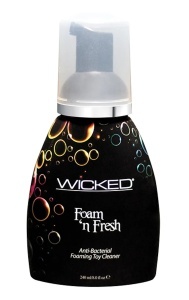 Soluție spumantă antibacteriană pentru curățarea jucăriilor, Wicked Sensual Care, 240 ml, Tonga