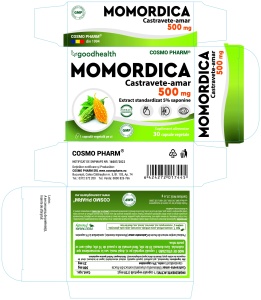 Supliment alimentar MOMORDICA / Castravete-amar, Cosmo Pharm, 30 capsule vegetale - Img 3