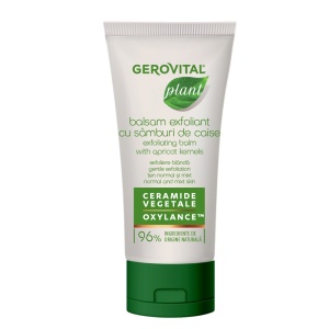 Balsam exfoliant cu samburi de caise Plant, 100 ml, Gerovital