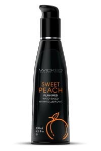 Lubrifiant aromat cu piersică dulce Aqua, Wicked Sensual Care, 120 ml, Tonga