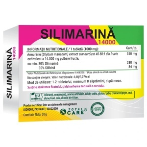 Silimarina Premium, 1400 mg, 30 tablete, Cosmo Pharm - Img 2