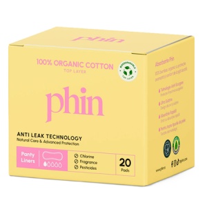 Absorbante zilnice din bumbac organic, 20 bucati, Phin