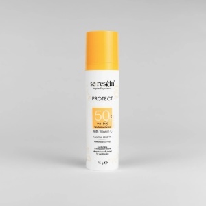 Crema Protect SPF50+ cu vitamina C, protecție foarte ridicata, 75 gr, Sereskin