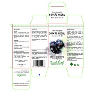 Extract din muguri de Coacaz Negru, 50 ml, Plant Extrakt - Img 2