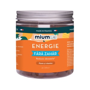 Jeleuri cu vitamine Energie, 42 bucati, Mium Lab