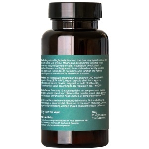 Magneziu Bisglicinat, 60 capsule vegetale, Youth Essentials - Img 2