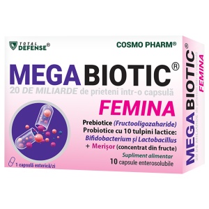 Megabiotic Femina, 10 capsule, Cosmo Pharm