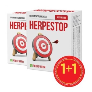 Pachet Herpestop, 30 capsule + 30 capsule, 2 la pret de 1, Parapharm
