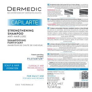 Sampon fortifiant impotriva caderii parului Capilarte, 300 ml, Dermedic - Img 2