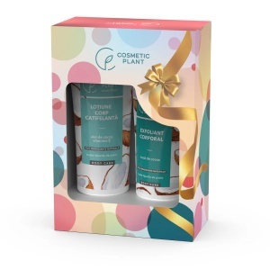 Set Body Care COCOS - Loțiune corp catifelantă 200 ml + Exfoliant corporal 150 ml, Cosmetic Plant