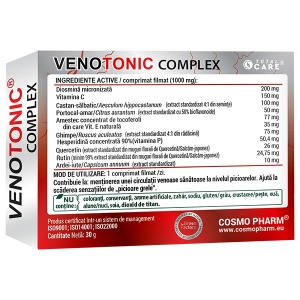 Venotonic Complex, 30 tablete, Cosmo Pharm - Img 2