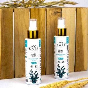 Acney Toner No. 50.1 – Tonic Pentru Normalizarea Porilor Și De Control Al Sebumului Cu Apă De Flori De Mușețel, Extract De Centella Asiatica Și Niacinamidă, 100ml, Kati Naturals