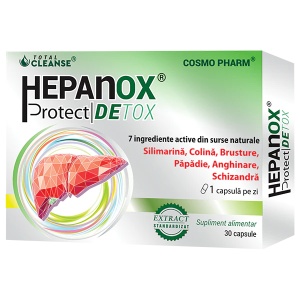 Hepanox Protect Detox, 30 capsule, Cosmo Pharm