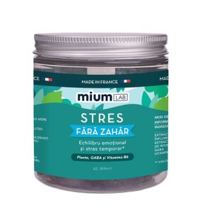 Jeleuri antistres cu aroma de mere Stres, 42 bucati, Mium Lab