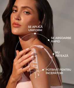Lapte autobronzant pentru corp Gradual Tan Solis, 200 ml, Cocosolis - Img 3
