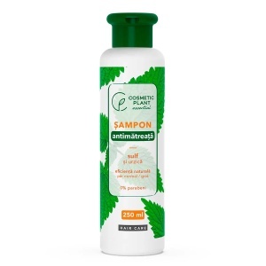 Sampon antimatreata cu sulf şi urzica, 250ml, Cosmetic Plant