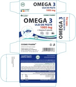 Supliment alimentar OMEGA 3 – ulei de peste 1005mg, Cosmo Pharm, 30 capsule moi - Img 3