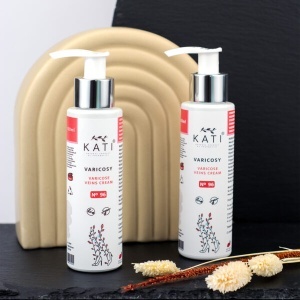 Varicosy No. 96– Cremă De Picioare Pentru Varice Cu Extract De Castan Sălbatic, Sulfină Și Arnică, 100ml, Kati Naturals