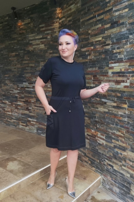 Rochie US4MZ3251 neagra Mizar 38