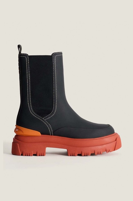 Hoff botine LAKE BLACK femei, cu platforma, 22325001 LAKE