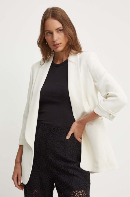Sandro Ferrone sacou culoarea bej, desfacut, neted, SFS25XBDEVELINA