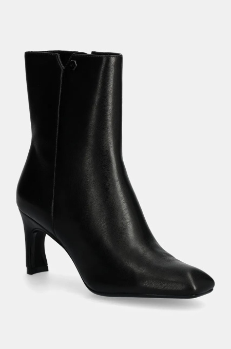 Armani Exchange botine femei, culoarea negru, cu toc cui, XDN038 XV886 00002