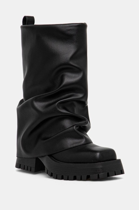 Steve Madden botine Shutter femei, culoarea negru, cu toc drept, SM11003417