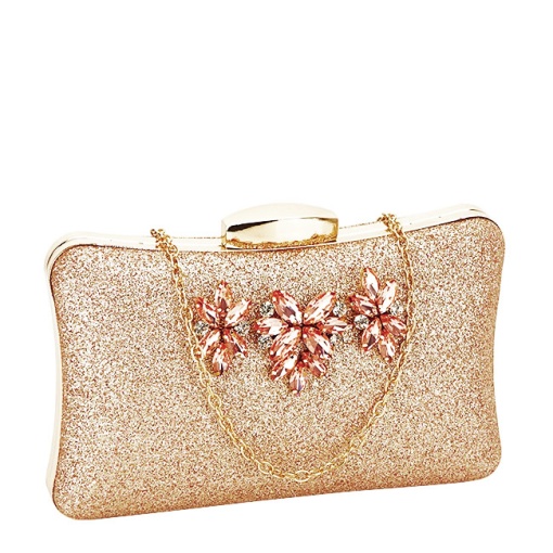Clutch sampanie cu brosa BYH814 05