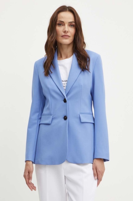 MAX&Co. sacou un singur rand de nasturi, neted, 2416041032200
