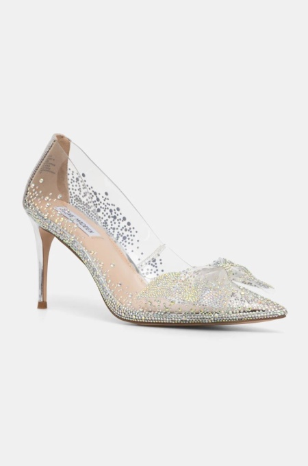 Steve Madden pantofi cu toc Luscious-R culoarea transparent, SM11002839