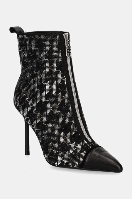 Karl Lagerfeld botine SARABANDE II femei, culoarea negru, cu toc cui, KL30954M