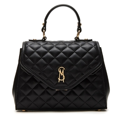 Poșetă satchel femei Steve Madden Keys neagră 1668POSSBKEYSN