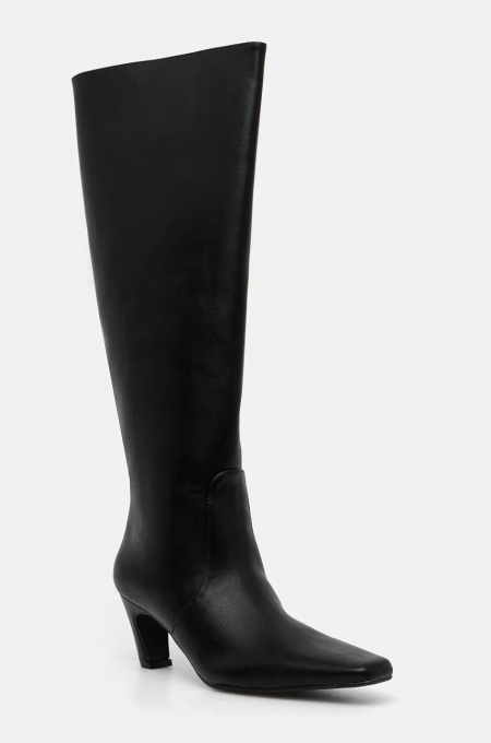 Bianco cizme BIACLARA femei, culoarea negru, cu toc drept, 11301429