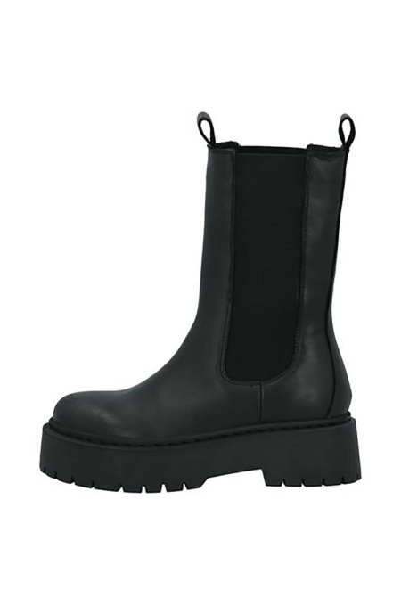 Bianco ghete chelsea de piele BIADEB femei, culoarea negru, cu platforma, 30.50728