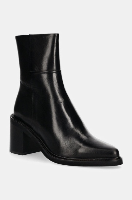 Billi Bi botine femei, culoarea negru, cu toc drept, A7310