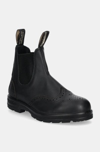 Blundstone ghete chelsea de piele femei, culoarea negru, cu toc plat, 2443