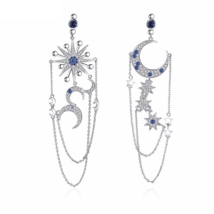 Cercei albastri Midnight