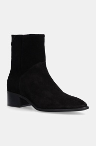 Gant cizme din piele intoarsa St Broomly femei, culoarea negru, cu toc drept, 29543701 G00