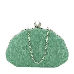 Geanta clutch cu sclipici BHY-5041 05 Verde